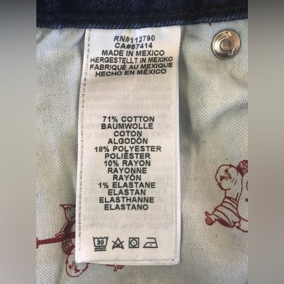 🔥True Religion | Women’s dark denim skinny jeans, back flap pockets, size 27 - Picture 3 of 12